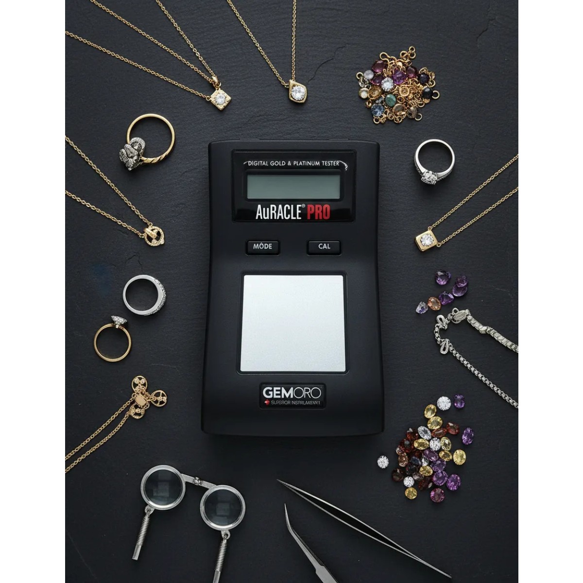 Testador De Ouro Auracle Pro Digital 6-24kt - Teste De Ouro