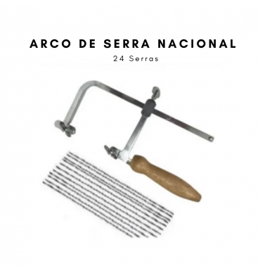 202018 - Arco De Serra Para Ourives E Marchetaria + 02 Dúzia De Serra