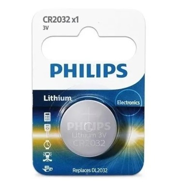 bateria cr2032 3v philips
